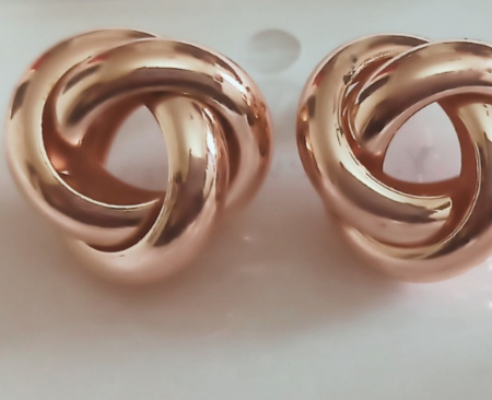 Rose Gold Earring Tops